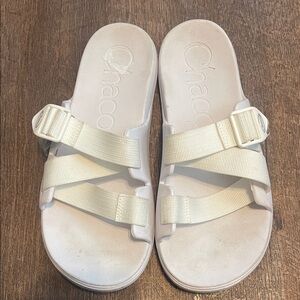 Women’s Chaco white Slide Sandals